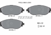 Гальмівні колодки, дискові TEXTAR 2473806 (фото 2)