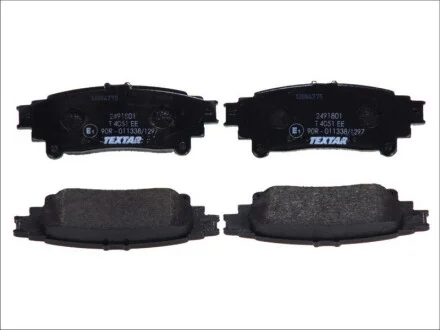 Колодки гальмівні (задні) Lexus RX 08-15/Toyota Prius 11- TEXTAR 2491801