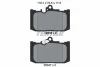Колодки тормозные (передние) Lexus GS 12-/RC 14- (Advics) TEXTAR 2496501 (фото 1)