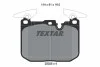 Колодки тормозные (передние) BMW 1(F40)/2 (F44)/ X1 (F48)/X2 (F39) 18-/i8 (I12/I15) B47/B48 (Brembo) TEXTAR 2502807 (фото 7)