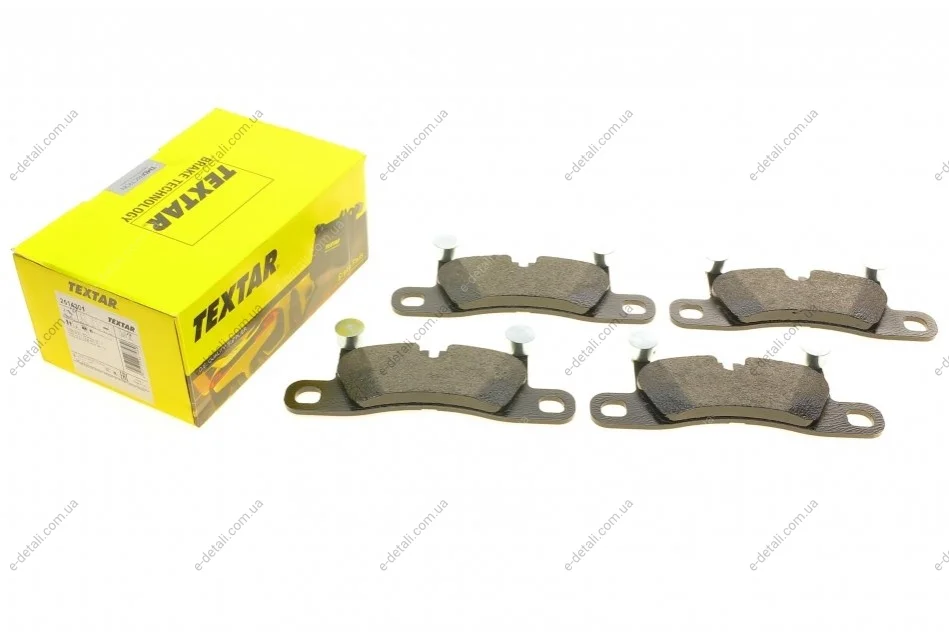 Колодки тормозные (задние) Porsche Cayenne/Cayenne Coupe 17-/911/Boxster 14- (Brembo) TEXTAR 2514301 (фото 1)