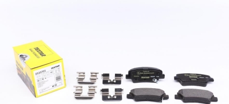 Комплект тормозных колодок TEXTAR 2533701 (фото 1)