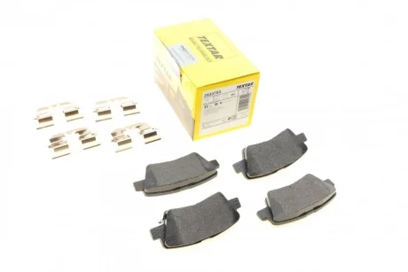 Колодки тормозные (задние) Kia Ceed/Rio/Optima/Hyundai Accent/i10/i20/i30/Elantra 10- (Akebono) Q+ TEXTAR 2533703