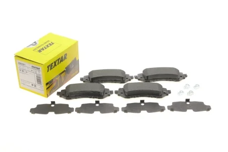 Колодки тормозные (передние) Toyota Yaris 13- (Akebono) TEXTAR 2582301