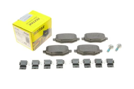 Колодки тормозные (задние) Citroen C4/Peugeot 2008 18- (TRW) Q+ TEXTAR 2619801