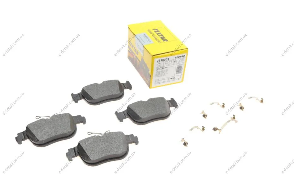 Колодки тормозные (задние) Audi A3/VW Caddy V/Golf VIII/Skoda Octavia IV 20- (ATE) Q+ TEXTAR 2630301 (фото 1)