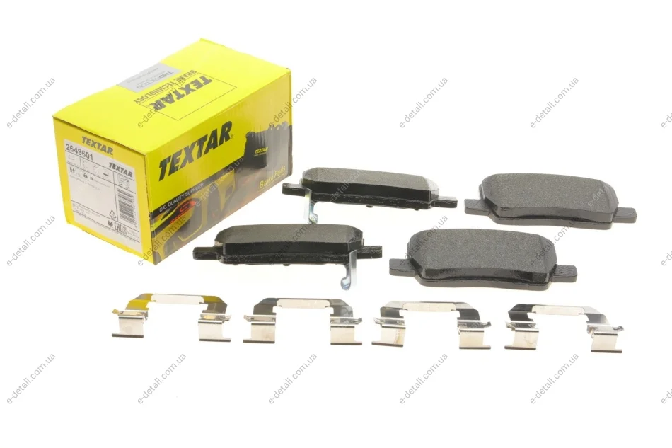 Колодки тормозные (задние) Tesla Model S/Model X 13- (Mando) Q+ TEXTAR 2649601 (фото 1)