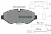 Колодки гальмівні (передні) MB Sprinter (906) /Vito (W639) (Brembo) Q+ (з датчиками) TEXTAR 2919202 (фото 1)