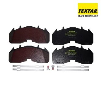 Комплект гальмівних колодок, дискове гальмо TEXTAR 2942602