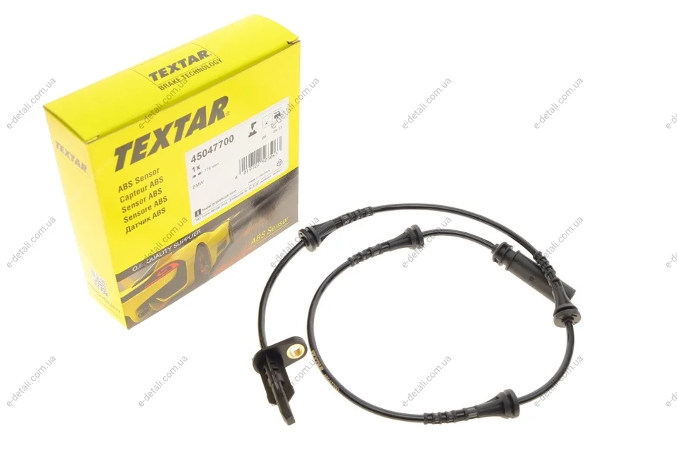 Датчик ABS (задній) BMW X5 (G05)/X6 (G06)/X7 (G07) 18- B47/B57/B58/N63/S63 TEXTAR 45047700 (фото 1)