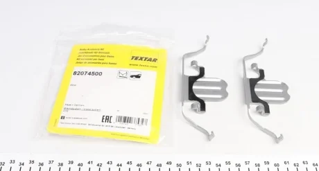 Планка супорта (переднього) прижимна (к-кт) BMW 1 (E81/E87)/3 (E90-93)/5 (E60/F10) 03- (Ate-Teves) TEXTAR 82074500