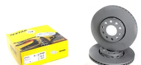 Диск тормозной (передний) Skoda Superb/VW Passat (288x25) PRO+ TEXTAR 92057605