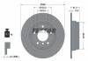 Диск тормозной BMW 5(E39) "R D=298mm "95-"04 TEXTAR 92076603 (фото 1)