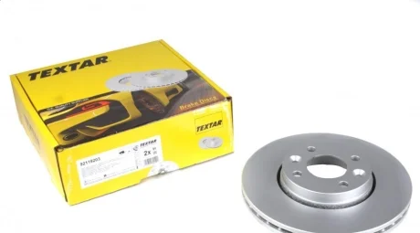 Диск гальмівний (передній) Renault Megane II/Clio II/III 1.2-1.5 dCI 02- (260x22) PRO TEXTAR 92119203