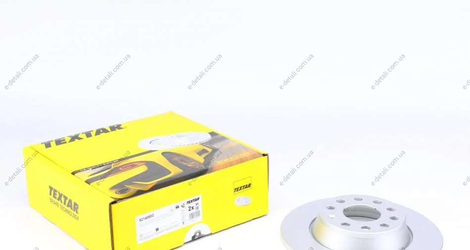 Диск тормозной (задний) Audi A3/VW Golf/Passat 04-14 (282x12) PRO TEXTAR 92140803 (фото 1)