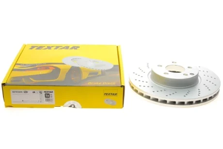 Диск тормозной (передний) MB C-class (W204) 07-14/ E-class (W212) 09- (322x32) PRO+ TEXTAR 92163405