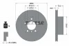 Диск тормозной (передний) BMW 1 (F20/F21)/2 (F22) 10- (284x22) PRO TEXTAR 92238403 (фото 1)