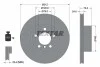 Диск гальмівний (передній) BMW 1(F20/F21) 11-/3 (E90/E91/E92) 07-11 (312x24) PRO+ TEXTAR 92261805 (фото 1)