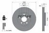 Диск тормозной (передний) Renault Trafic 14- (296x28) PRO TEXTAR 92268803 (фото 1)