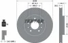 Диск тормозной (передний) Nissan Qashqai II/X-trail 13-/ Leaf 14-/ Renault Kadjar 13- (296x26) PRO TEXTAR 92274203 (фото 5)