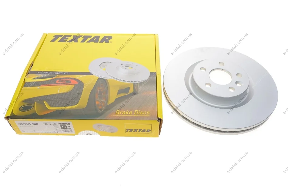 Диск тормозной (передний) Land Rover Discovery Sport/Range Rover Evoque 2.0/2.2D 11- (325x30) PRO+ TEXTAR 92278605 (фото 1)