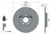 Диск гальмівний (задній) Jeep Cherokee 2.0-3.2 13- (320x12) PRO TEXTAR 92304103 (фото 2)