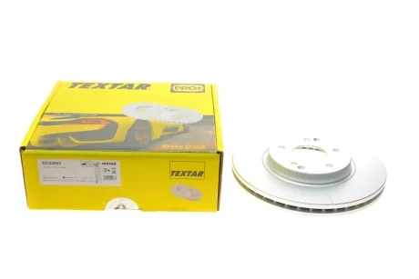 Диск тормозной (передний) Ssangyong Actyon Sports I /Korando 11- (298x26) (PRO) TEXTAR 92322903