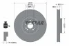 Диск тормозной (передний) MB GLE-class (V167)/GLS-class (X167) 18- (375x36) PRO+ TEXTAR 92346705 (фото 2)
