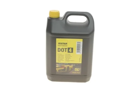 Жидкость тормозная DOT4 (5L) Class 4 (пластиковая канистра) TEXTAR 95002300