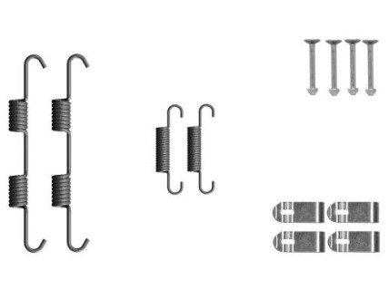 Монтажний комплект колодки TEXTAR 97049100