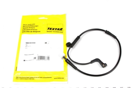 Датчик износа тормозных колодок TEXTAR 98030400 (фото 1)
