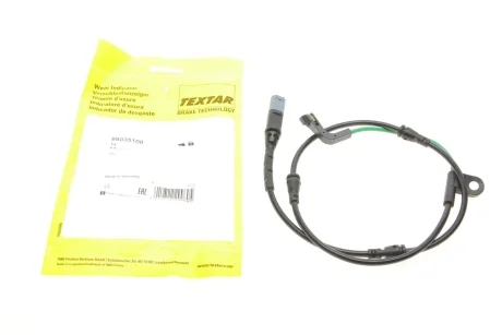 Датчик износа тормозных колодок (передних) BMW X5 (E70)/X6 (E71/E72) 3.0/3.0D 07- (L=955mm) M57/N62 TEXTAR 98035100