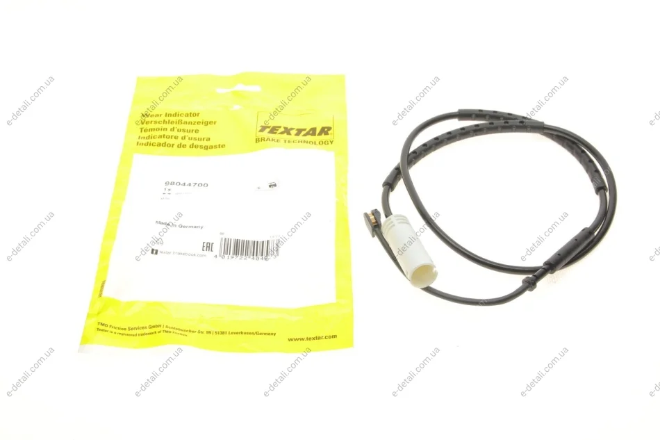 Датчик износа тормозных колодок (задних) Mini Cooper (R60/R61) 10-16 TEXTAR 98044700 (фото 1)