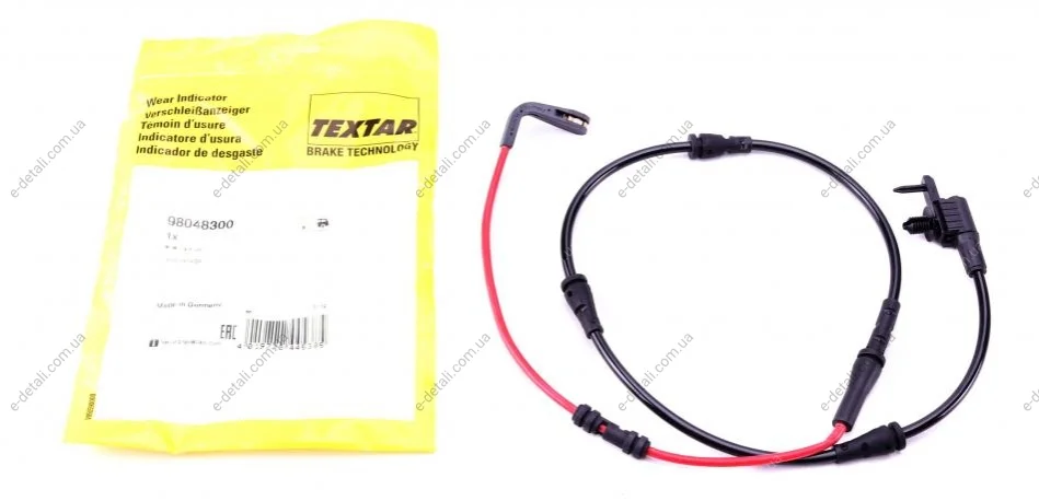 Датчик износа тормозных колодок (задних) Land Rover Range Rover IV 3.0-5.0 D 12- TEXTAR 98048300 (фото 1)