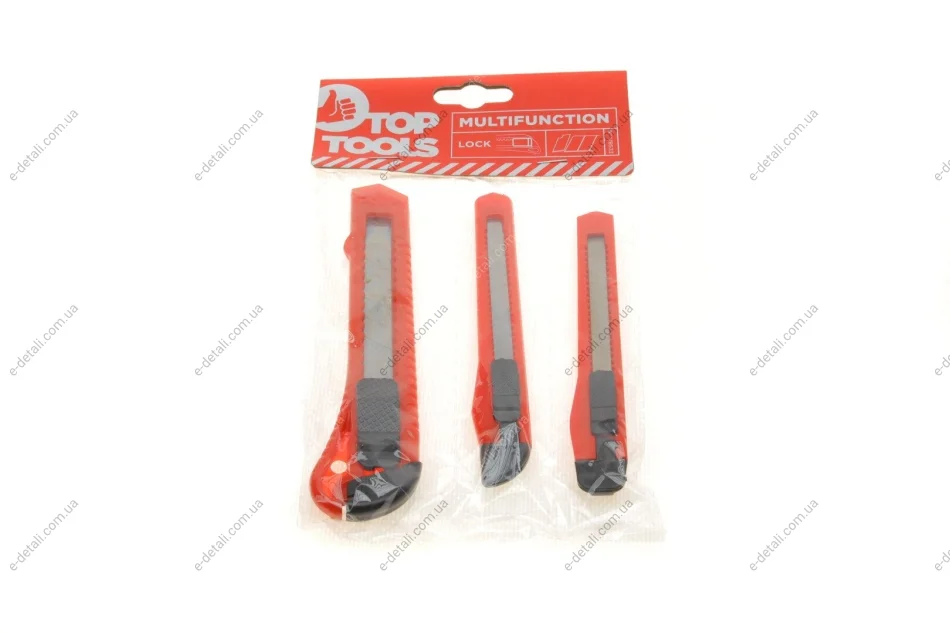 Нож с отрывным лезвием (к-кт 3 шт.) Top-tools 17B533 (фото 1)