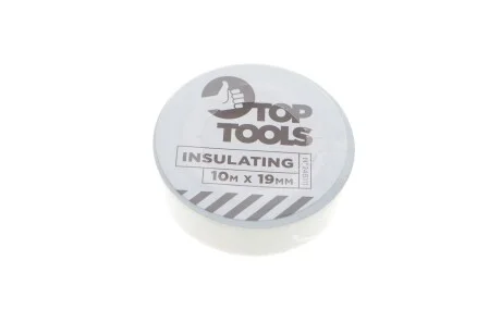 Лента изоляционная 19mm 10m (белая) Top-tools 24B111