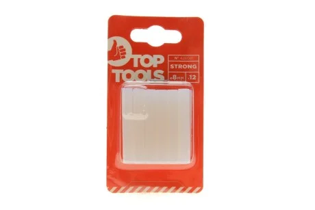 Стержень клеевой Ø8x50 mm 12 ед. Top-tools 42E081