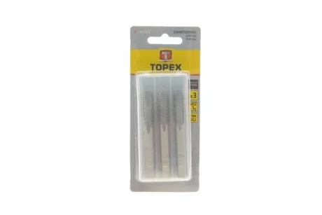 Набор инструментов для нарезки резьбы (метчики) M12x1.75 3 ед. Topex 14A212