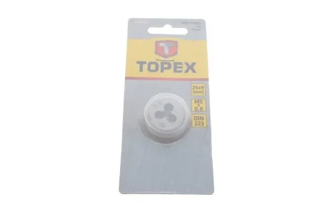 Інструмент для нарізки різьби (плашка) M5x0.8 Topex 14A305