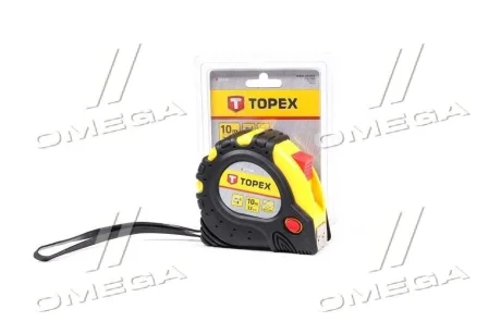 Рулетка сталева стрічка 10 м x 32 мм, магніт (TOPEX) Topex 27C340