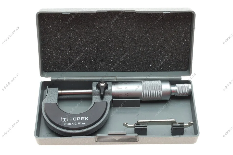 Микрометр 0-25 mm Topex 31C629 (фото 1)