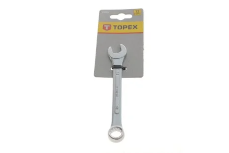 Ключ рожково-накидной 12 мм L-140 мм Topex 35D384