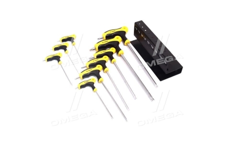 Ключи Torx типа T, T10-T50, набор 9 шт.. Topex 35D964