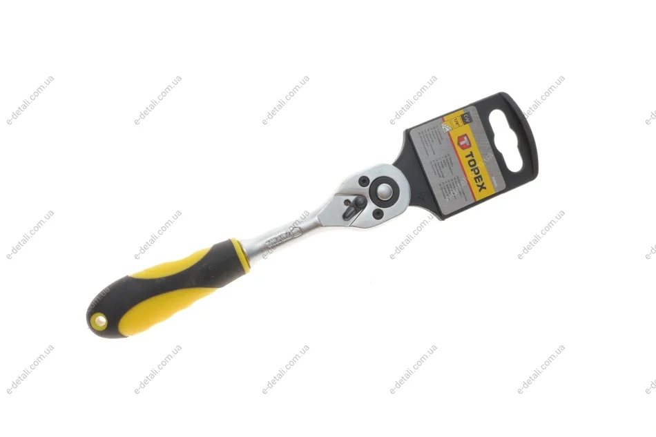 Тріскачка 1/4" 45 зубців 150 мм Topex 38D501 (фото 1)