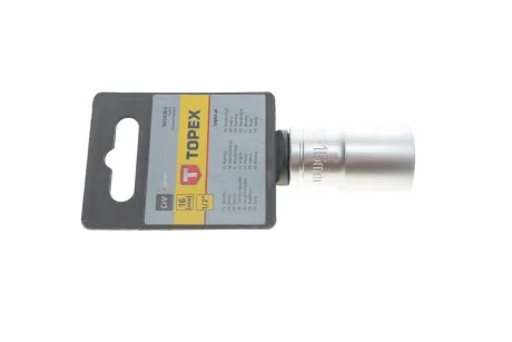 Головка торцева 1/2" 16 мм Topex 38D716