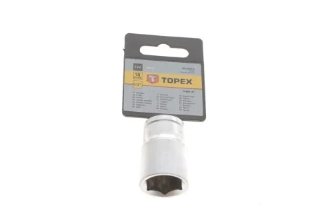 Головка торцева 1/2" 18 мм Topex 38D718