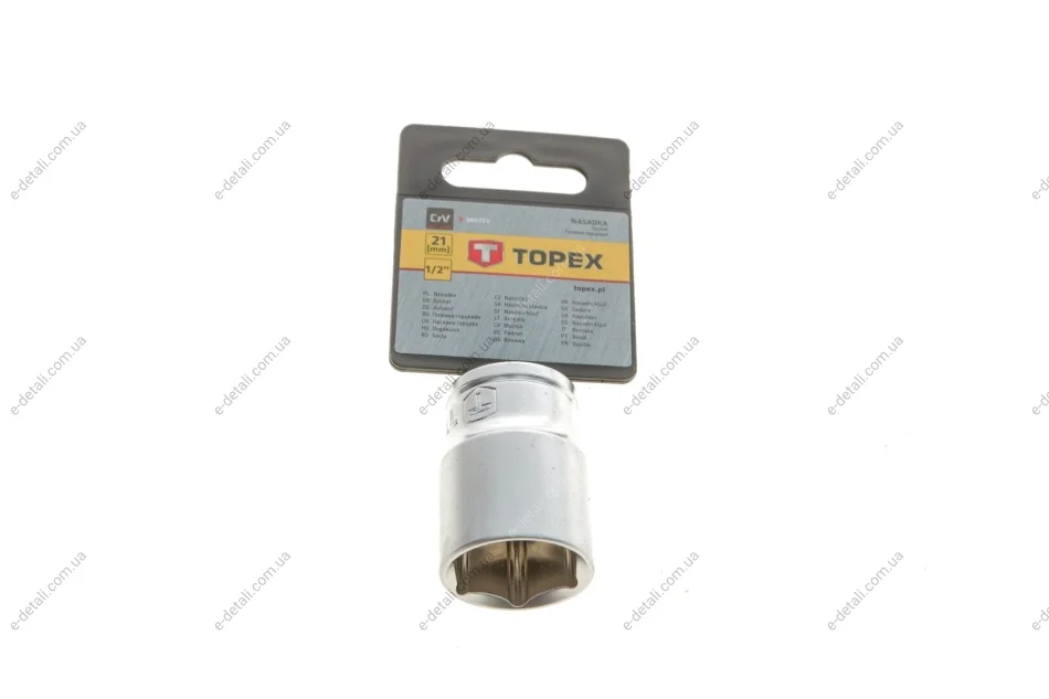 Головка торцевая 1/2" 21 мм Topex 38D721 (фото 1)