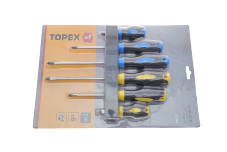 Отвертки, набор 6 шт. Topex 39D886