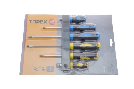 Набор отверток SL, PH 6 ед. Topex 39D886
