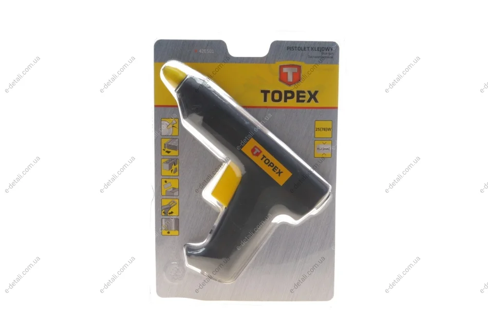 Пистолет термоклеевой (230V/диаметр клеевого стержня 11mm) Topex 42E501 (фото 1)